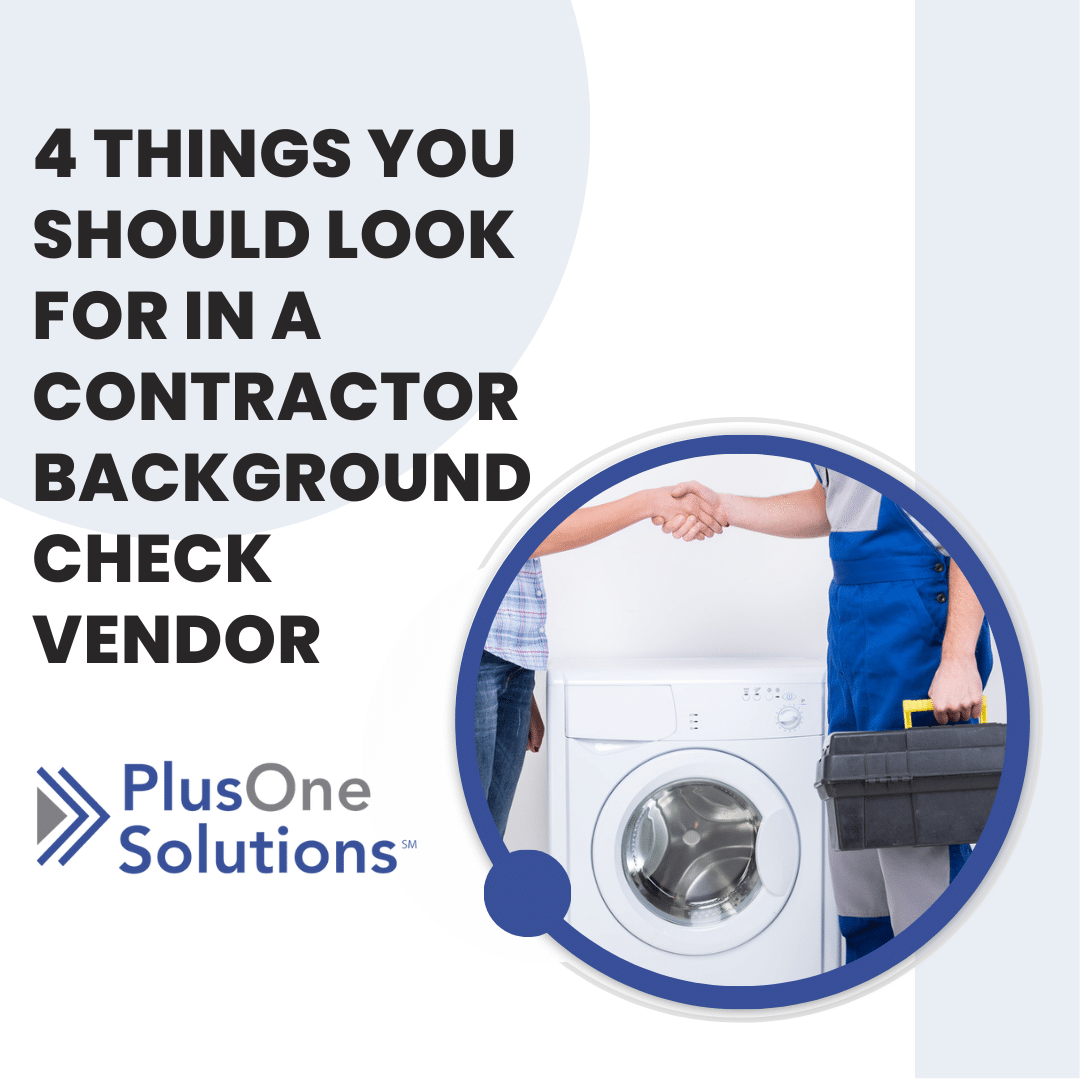 contractor background check vendor