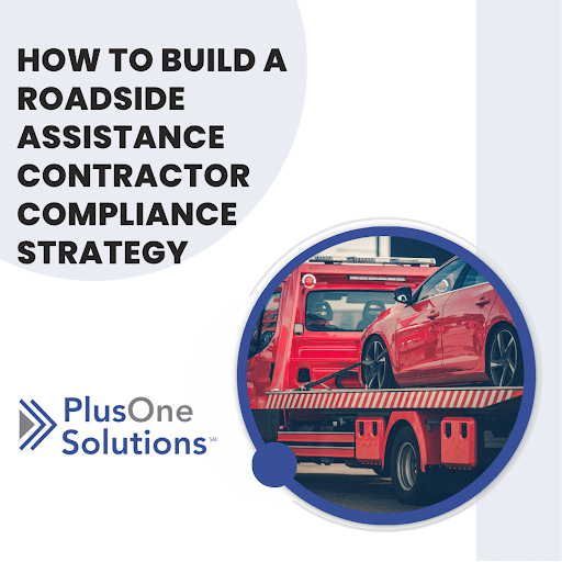 Roadside assistance contractor compliance