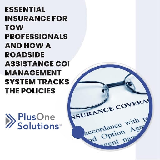 Roadside assistance COI management system